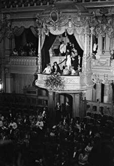 Images Dated 27th July 1972: Princess Anne at the Opera de Monte-Carlo in Monte-Carlo alongside Prince Rainier