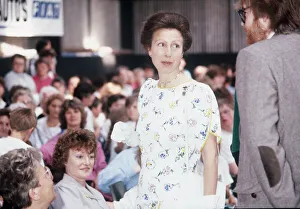 Princess Anne the Princess Royal in Fraserburgh Scotland August 1989 Princess Anne the Princess Royal in Fraserburgh Scotland August 1989