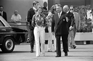 Images Dated 27th July 1972: Princess Anne visits Monte Carlo Bay, Monaco. 27th June 1972