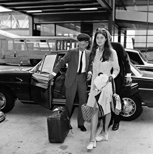 Princess Caroline of Monaco leaving Heathrow Airport for Paris Princess Caroline of Monaco leaving Heathrow Airport for Paris