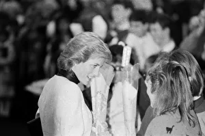 Princess Diana, arrives to officially open Acorns Children's Hospice Princess Diana, arrives to officially open Acorns Children's Hospice