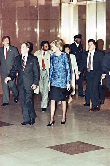 Princess Diana arriving at Dawson International Cocktail Party at The Equitable Center Princess Diana arriving at Dawson International Cocktail Party at The Equitable Center