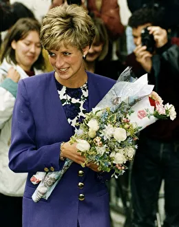 Princess Diana attends the Art Council at the Barican in London. 1st October 1991 Princess Diana attends the Art Council at the Barican in London. 1st October 1991