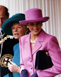 Princess Diana with The Duke and Duchess Of Kent attending the Order of the Garter Princess Diana with The Duke and Duchess Of Kent attending the Order of the Garter