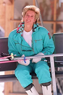 PRINCESS DIANA IN LECH, AUSTRIA - APRIL 1993 PRINCESS DIANA IN LECH, AUSTRIA - APRIL 1993