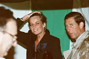 Princess Diana and Prince Charles attend Italian opera singer Luciano Pavarotti' Princess Diana and Prince Charles attend Italian opera singer Luciano Pavarotti'