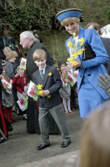 Princess Diana & Prince Charles with Prince William March 1991 Princess Diana & Prince Charles with Prince William March 1991