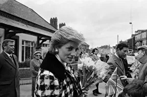 Images Dated 18th March 1987: Princess Diana, Princess of Wales and Prince Charles, Prince of Wales