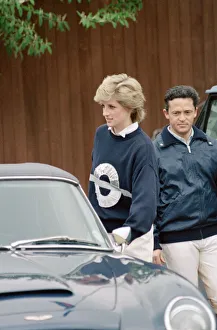Princess Diana, the Princess of Wales, at Smith's Lawn Princess Diana, the Princess of Wales, at Smith's Lawn