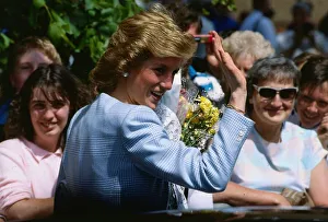 Princess Diana, Princess of Wales on a visit to Scotland. 26th May 1989 Princess Diana, Princess of Wales on a visit to Scotland. 26th May 1989