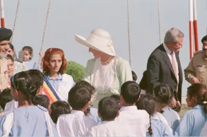 Princess Diana visits Pakistan in September 1991. Princess Diana is Princess Diana visits Pakistan in September 1991. Princess Diana is
