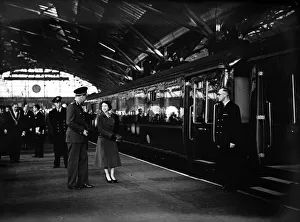 Princess Elizabeth and Prince Philip in Liverpool. The Royal couple at Lime Street Princess Elizabeth and Prince Philip in Liverpool. The Royal couple at Lime Street