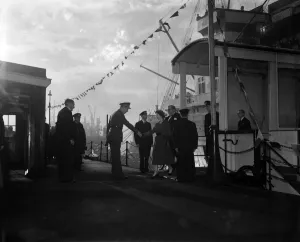 Princess Elizabeth and Prince Philip in Liverpool after their return from a Royal Tour Princess Elizabeth and Prince Philip in Liverpool after their return from a Royal Tour