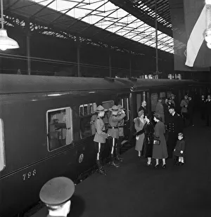 Princess Elizabeth and Prince Philip return home from the Royal Tour Princess Elizabeth and Prince Philip return home from the Royal Tour