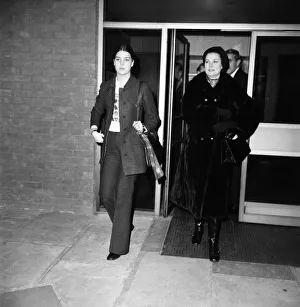 Princess Grace of Monaco and her daughter Princess Caroline arrived at Heathrow Airport Princess Grace of Monaco and her daughter Princess Caroline arrived at Heathrow Airport