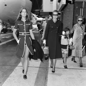 Princess Grace of Monaco at Heathrow Airport on arrival from Monaco Princess Grace of Monaco at Heathrow Airport on arrival from Monaco
