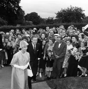 Princess Margaret and Antony Armstrong-Jones visit Crediton Parish Church, Devon Princess Margaret and Antony Armstrong-Jones visit Crediton Parish Church, Devon