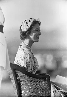 Princess Margaret attends Military Display at Up-Park Camp, Jamaica Princess Margaret attends Military Display at Up-Park Camp, Jamaica