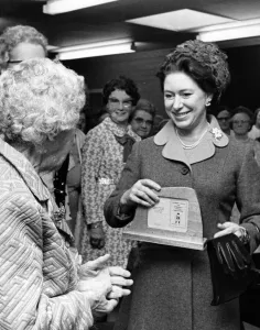 Princess Margaret visits the community centre at Alloa, Clackmannanshire Princess Margaret visits the community centre at Alloa, Clackmannanshire