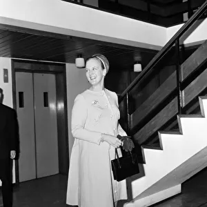 Princess Margrethe of Denmark visits the Owens Park Hall of residence, Wilmslow Road Princess Margrethe of Denmark visits the Owens Park Hall of residence, Wilmslow Road