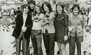 Images Dated 1st July 1972: PUPILS of Cwrt Sart School, Briton Ferry, pictured on an outing to London in July 1972