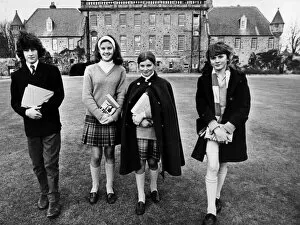 Images Dated 12th November 1972: Pupils at Gordonstoun Boarding School in Morayshire Scotland 12th November 1972