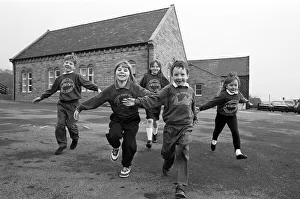Pupils from Shelley First School celebrate the opening of their new school extension Pupils from Shelley First School celebrate the opening of their new school extension