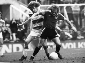 QPR v Bristol City leagie match at Loftus Road February 1978 QPR v Bristol City leagie match at Loftus Road February 1978