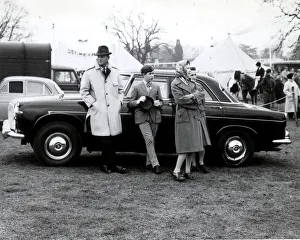 THE QUEEN AND DUKE OF EDINBURGH WITH PRINCE CHARLES AT HORSE TRIALS. APRIL 1962 THE QUEEN AND DUKE OF EDINBURGH WITH PRINCE CHARLES AT HORSE TRIALS. APRIL 1962