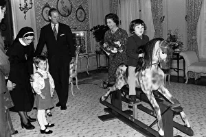 Queen and Duke present a traditional British rocking horse of Victorian design Queen and Duke present a traditional British rocking horse of Victorian design