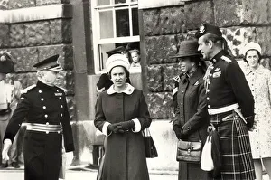 Queen Elizabeth II, with the Duke of Edinburgh, Princess Anne Queen Elizabeth II, with the Duke of Edinburgh, Princess Anne