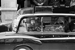 Images Dated 24th March 1988: Queen Elizabeth II at Leamington Spa Town Hall, Warwickshire. 24th March 1988