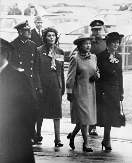 Queen Elizabeth II, Margaret Thatcher, Prince Philip and Lady Mountbatten at Queen Elizabeth II, Margaret Thatcher, Prince Philip and Lady Mountbatten at