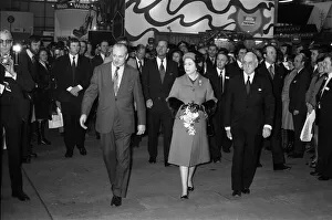 Queen Elizabeth II and Prince Philip, Duke of Edinburgh open the National Exhibition Queen Elizabeth II and Prince Philip, Duke of Edinburgh open the National Exhibition
