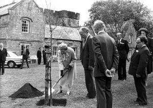 Queen Elizabeth II and Prince Philip officially open the Kielder Reservoir, Kielder Water Queen Elizabeth II and Prince Philip officially open the Kielder Reservoir, Kielder Water