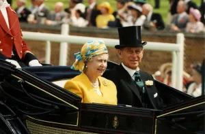Queen Elizabeth II and Prince Philip at Royal Ascot 1992 Queen Elizabeth II and Prince Philip at Royal Ascot 1992