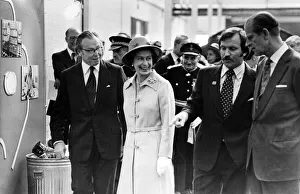 Queen Elizabeth II and Prince Philip during the silver jubilee tour Queen Elizabeth II and Prince Philip during the silver jubilee tour