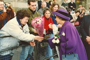 Queen Elizabeth II and Prince Philip visit Durham - The Queen goes on a walkabout meeting Queen Elizabeth II and Prince Philip visit Durham - The Queen goes on a walkabout meeting