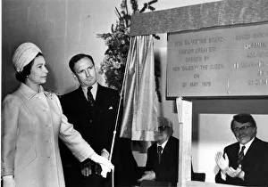 Queen Elizabeth II unveils the opening of the Milk Marketing Board Maelor Creamery at Queen Elizabeth II unveils the opening of the Milk Marketing Board Maelor Creamery at