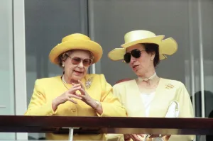 Queen Elizabeth and Princess Anne attend the Epsom Derby at Epsom Racecourse, Surrey Queen Elizabeth and Princess Anne attend the Epsom Derby at Epsom Racecourse, Surrey