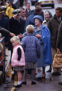 Queen Mother August 1986 with Peter Phillips and Zara Phillips in Scabster Prince Charles Queen Mother August 1986 with Peter Phillips and Zara Phillips in Scabster Prince Charles