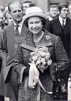 The Queen and Prince Philip opening shopping centre in Windsor - April 1980 The Queen and Prince Philip opening shopping centre in Windsor - April 1980