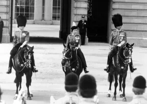 The Queen takes part in Trooping of the Colour ceremony with 1st Battalion Grenadier The Queen takes part in Trooping of the Colour ceremony with 1st Battalion Grenadier