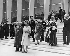 The Queen visits Manchester Law Courts. 24th May 1961 The Queen visits Manchester Law Courts. 24th May 1961