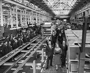 The Queen visits Mather and Platt in Manchester. March 1965 The Queen visits Mather and Platt in Manchester. March 1965