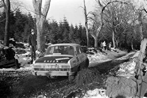 Images Dated 18th November 1970: RAC Rally November 1970 Skoda tackles the course RAC Rally November 1970