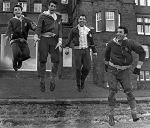 Racing Club of Argentina football players training ahead of the World Club Championship Racing Club of Argentina football players training ahead of the World Club Championship