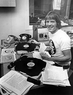 Radio Merseyside presenter Billy Butler. 31st July 1975 Radio Merseyside presenter Billy Butler. 31st July 1975