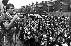 Radio star Billy Butler entertains a crowd of 300 fans at Anfield with a version of Top Radio star Billy Butler entertains a crowd of 300 fans at Anfield with a version of Top