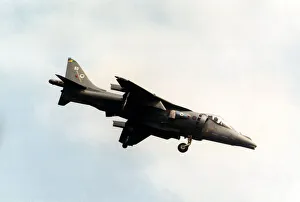 A RAF BAE Harrier II hovering at the Sunderland International Airshow A RAF BAE Harrier II hovering at the Sunderland International Airshow